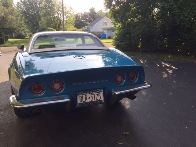 1969 Blue Chevrolet Corvette Convertible