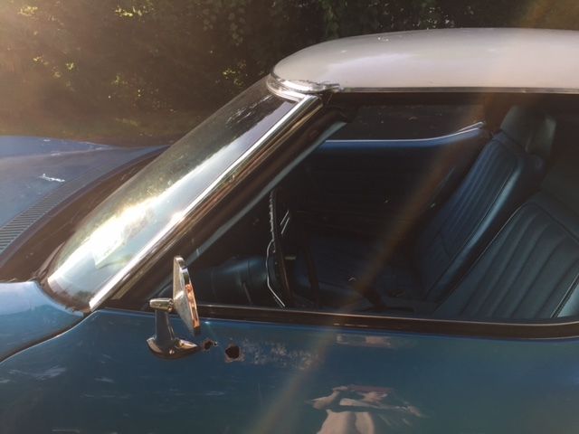 1969 Blue Chevrolet Corvette Convertible