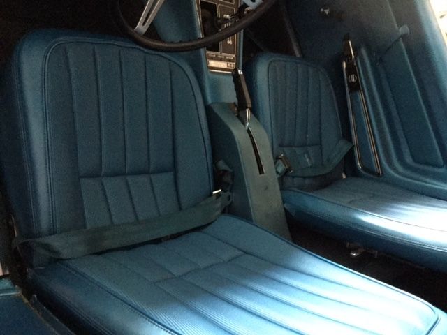 1969 Blue Chevrolet Corvette Convertible