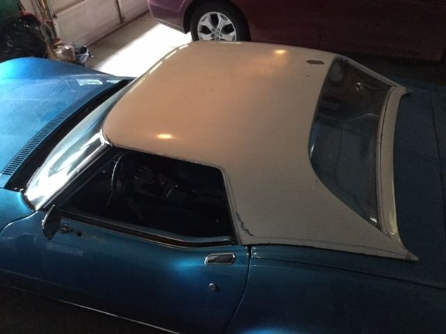 1969 Blue Chevrolet Corvette Convertible