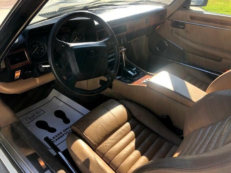 1990 White Jaguar XJS --