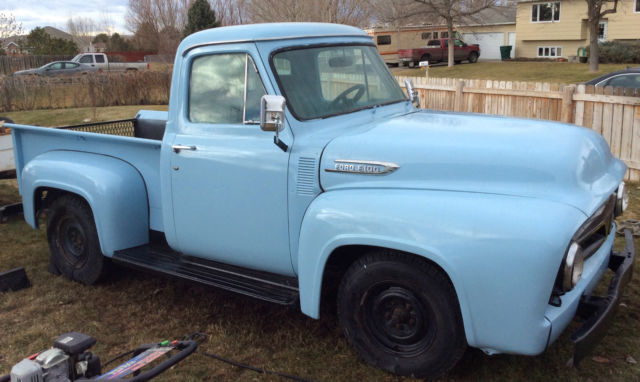 1954 Light blue Ford F-100 Pickup