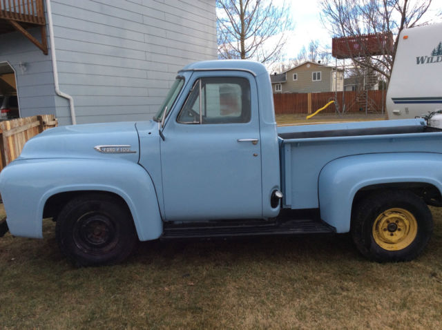1954 Light blue Ford F-100 Pickup