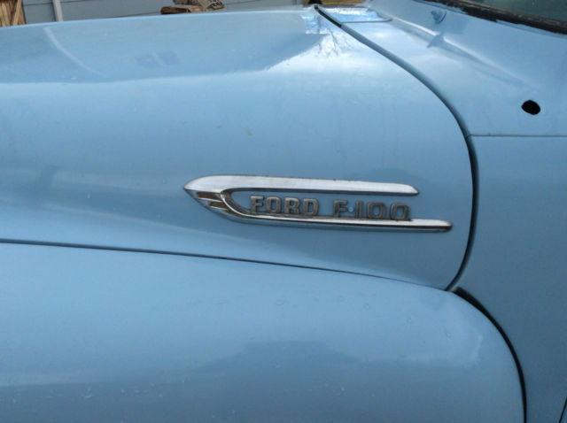 1954 Light blue Ford F-100 Pickup
