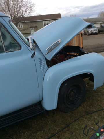 1954 Light blue Ford F-100 Pickup
