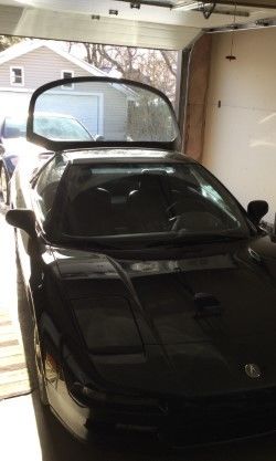 1991 Black Acura NSX Sports car