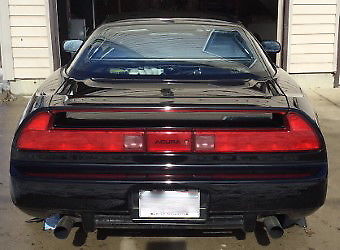 1991 Black Acura NSX Sports car