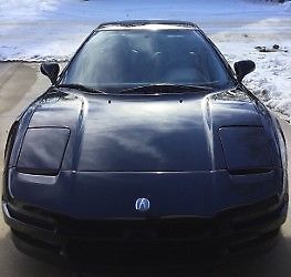 1991 Black Acura NSX Sports car
