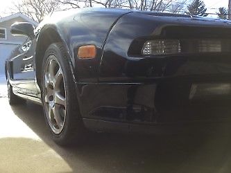 1991 Black Acura NSX Sports car