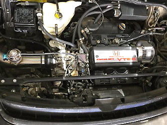 1991 Black Acura NSX Sports car