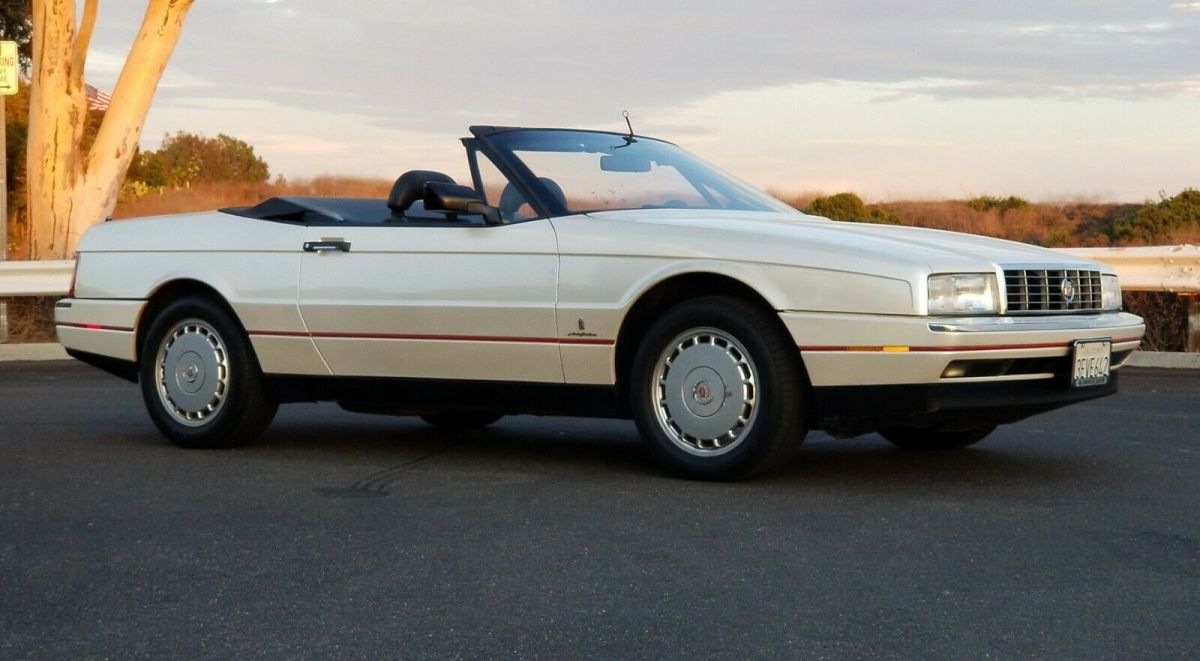 1991 Black Cadillac Allante Convertible