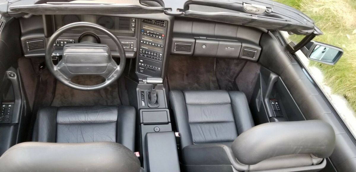 1991 Black Cadillac Allante Convertible