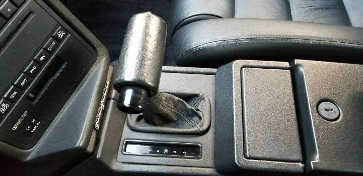 1991 Black Cadillac Allante Convertible