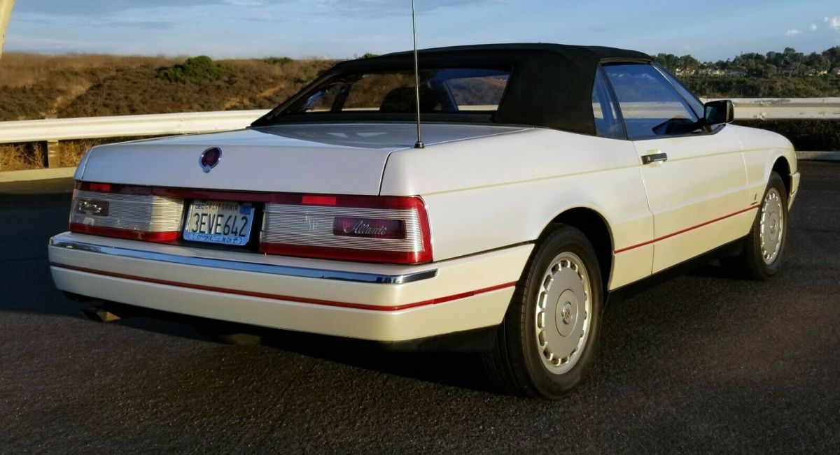 1991 Black Cadillac Allante Convertible