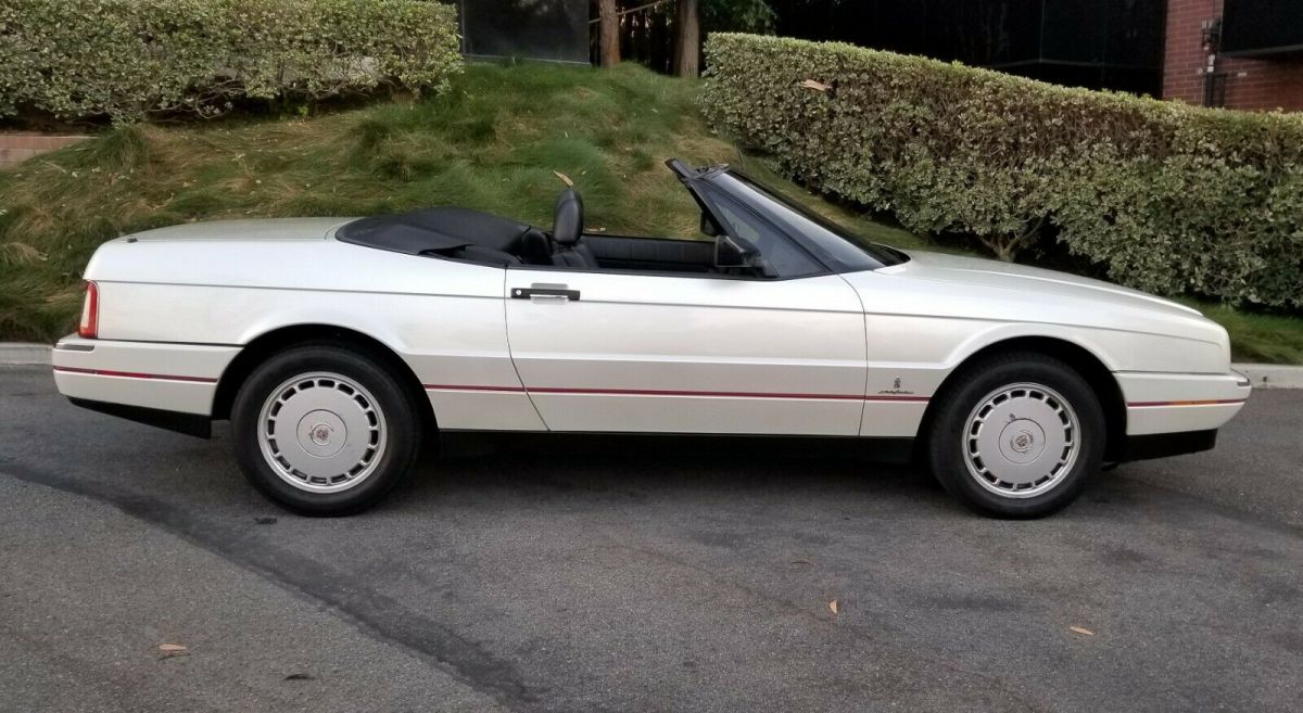 1991 Black Cadillac Allante Convertible