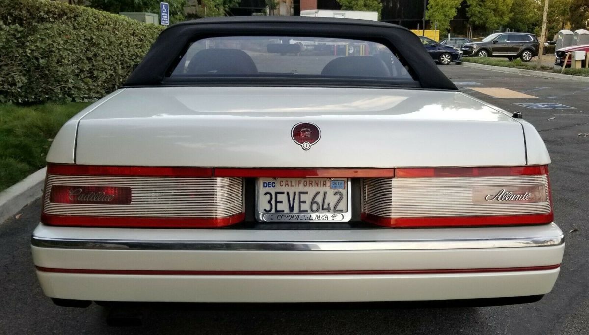 1991 Black Cadillac Allante Convertible