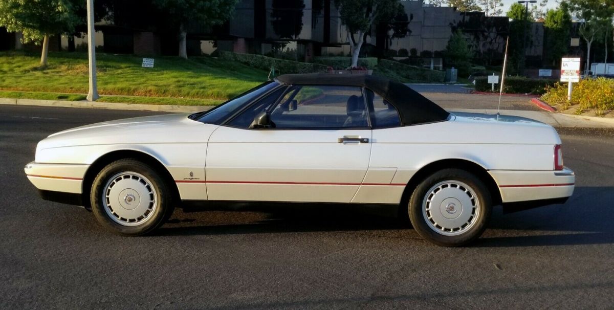 1991 Black Cadillac Allante Convertible