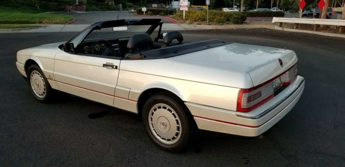 1991 Black Cadillac Allante Convertible