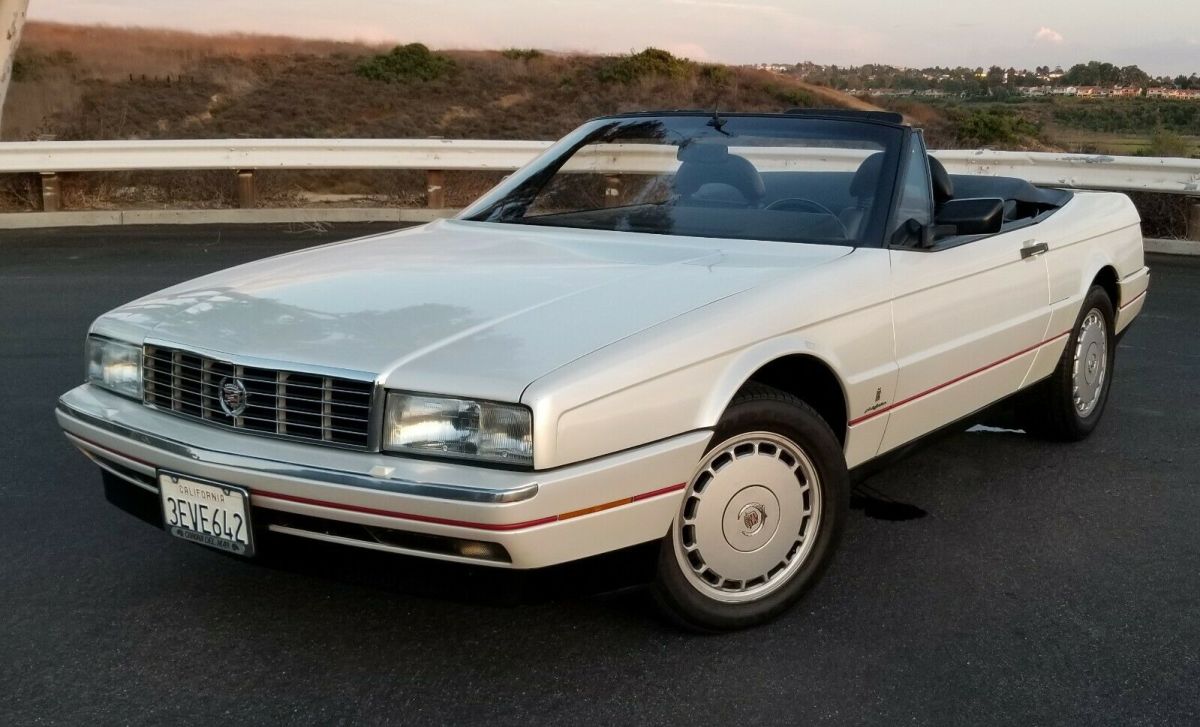 1991 Black Cadillac Allante Convertible