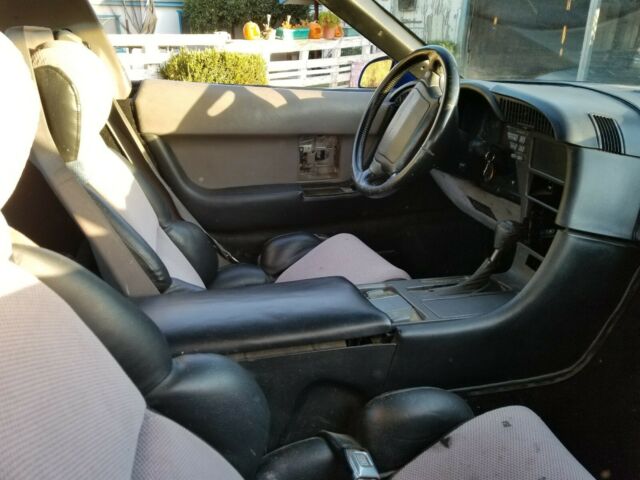 1991 Blue Chevrolet Corvette