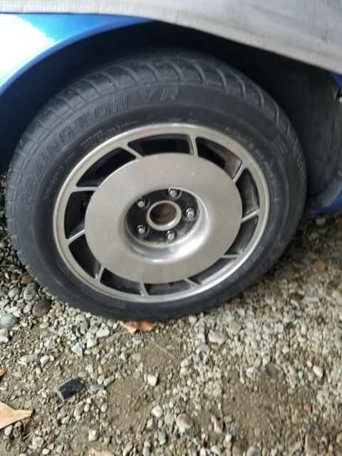 1991 Blue Chevrolet Corvette