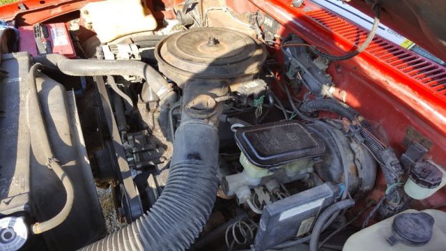 1991 Red Chevrolet S-10 Standard Cab Pickup