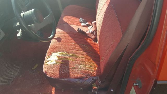 1991 Red Chevrolet S-10 Standard Cab Pickup