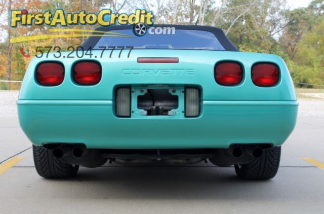 1991 Teal Chevrolet Corvette Convertible