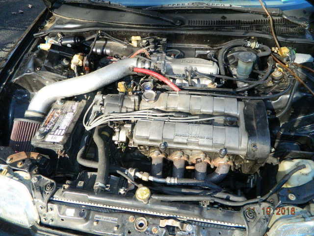 1991 Black Honda CRX Hatchback