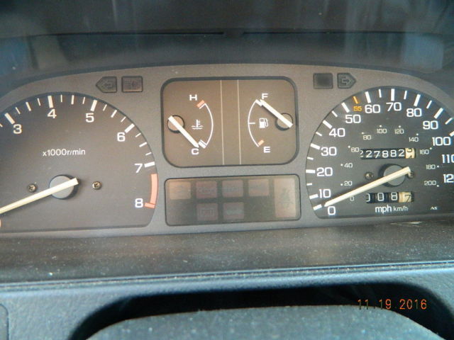 1991 Black Honda CRX Hatchback