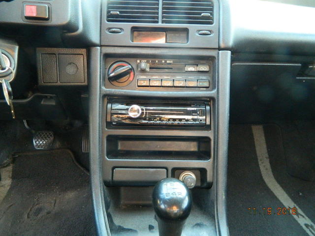 1991 Black Honda CRX Hatchback