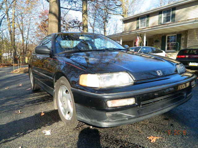 1991 Black Honda CRX Hatchback