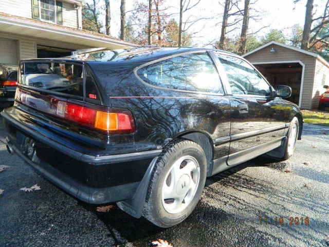 1991 Black Honda CRX Hatchback