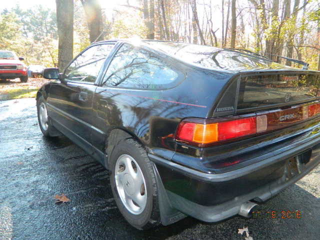 1991 Black Honda CRX Hatchback
