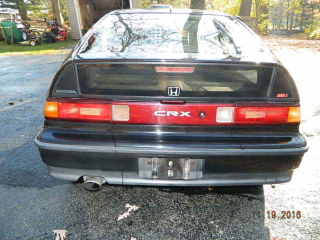 1991 Black Honda CRX Hatchback