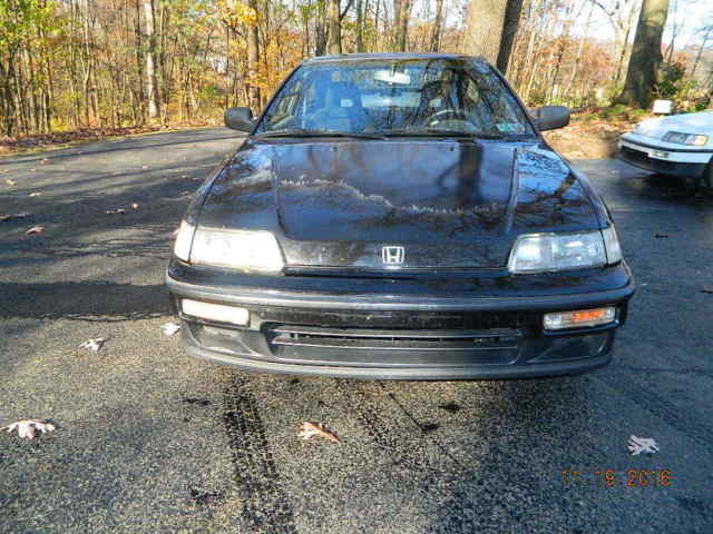 1991 Black Honda CRX Hatchback