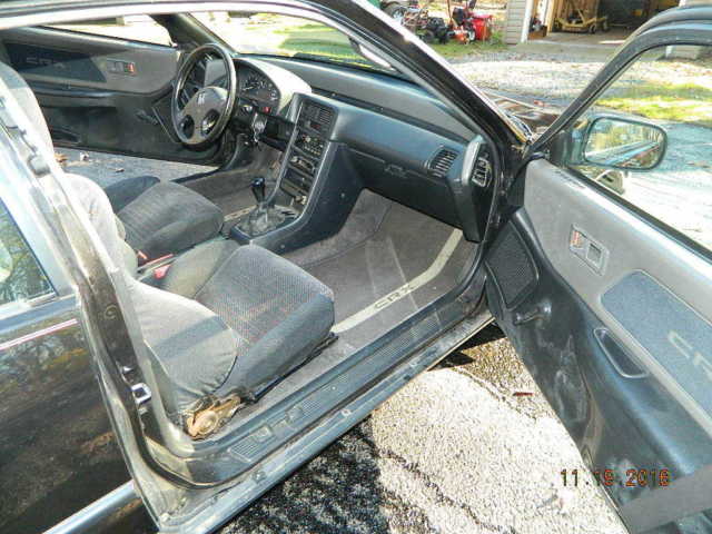 1991 Black Honda CRX Hatchback