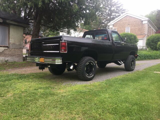 1991 Black Dodge Ram 2500 Standard Cab Pickup