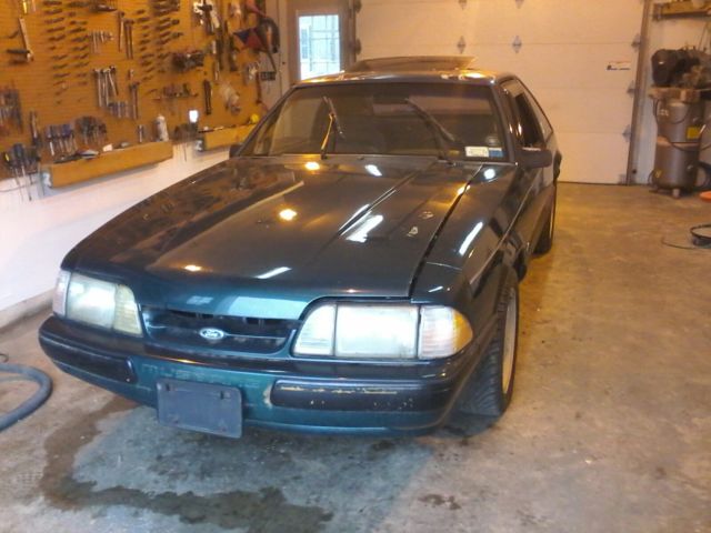 1991 Green Ford Mustang