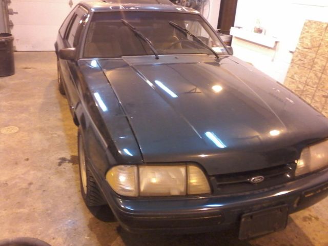 1991 Green Ford Mustang