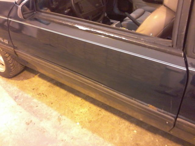 1991 Green Ford Mustang