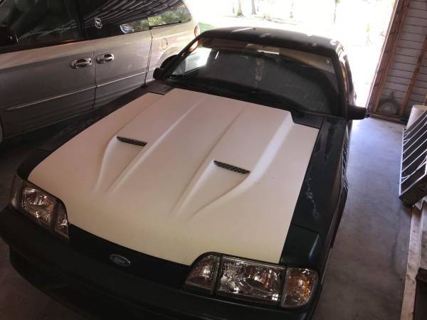 1991 Green Ford Mustang Hatchback