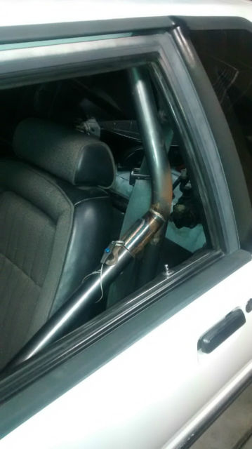 1991 White Ford Mustang Hatchback