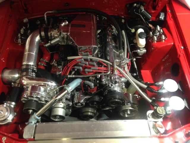 1991 Red Ford Mustang