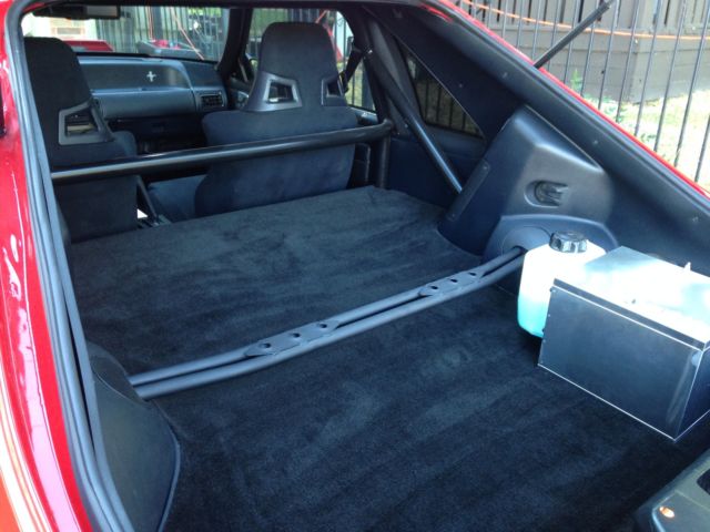 1991 Red Ford Mustang