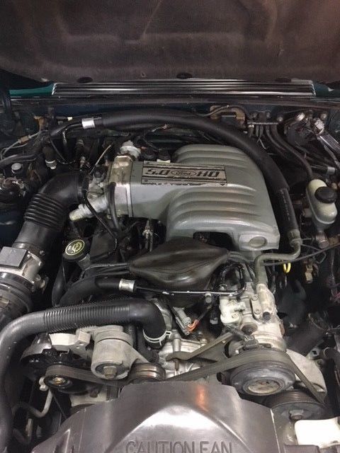 1991 Green Ford Mustang Convertible