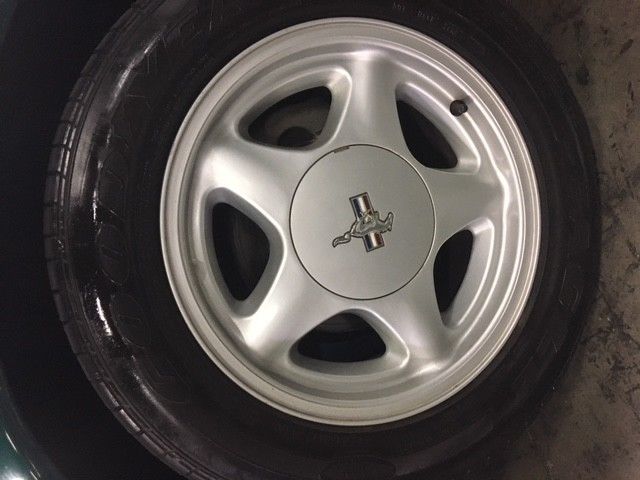 1991 Green Ford Mustang Convertible