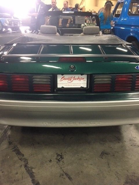 1991 Green Ford Mustang Convertible