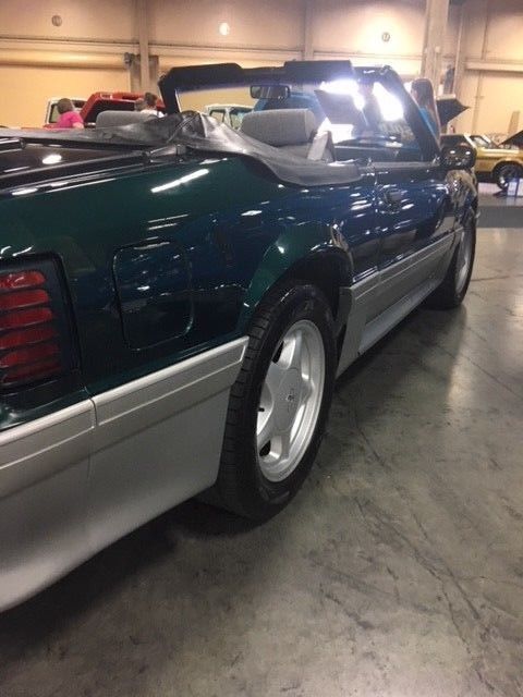 1991 Green Ford Mustang Convertible
