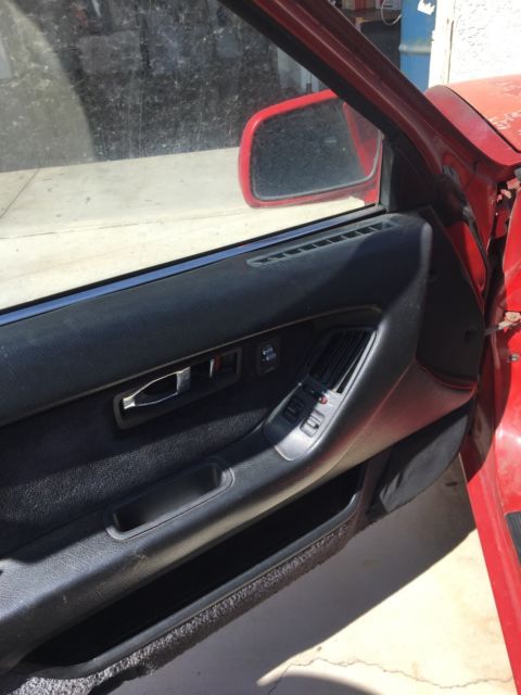 1991 Red Honda Prelude Coupe